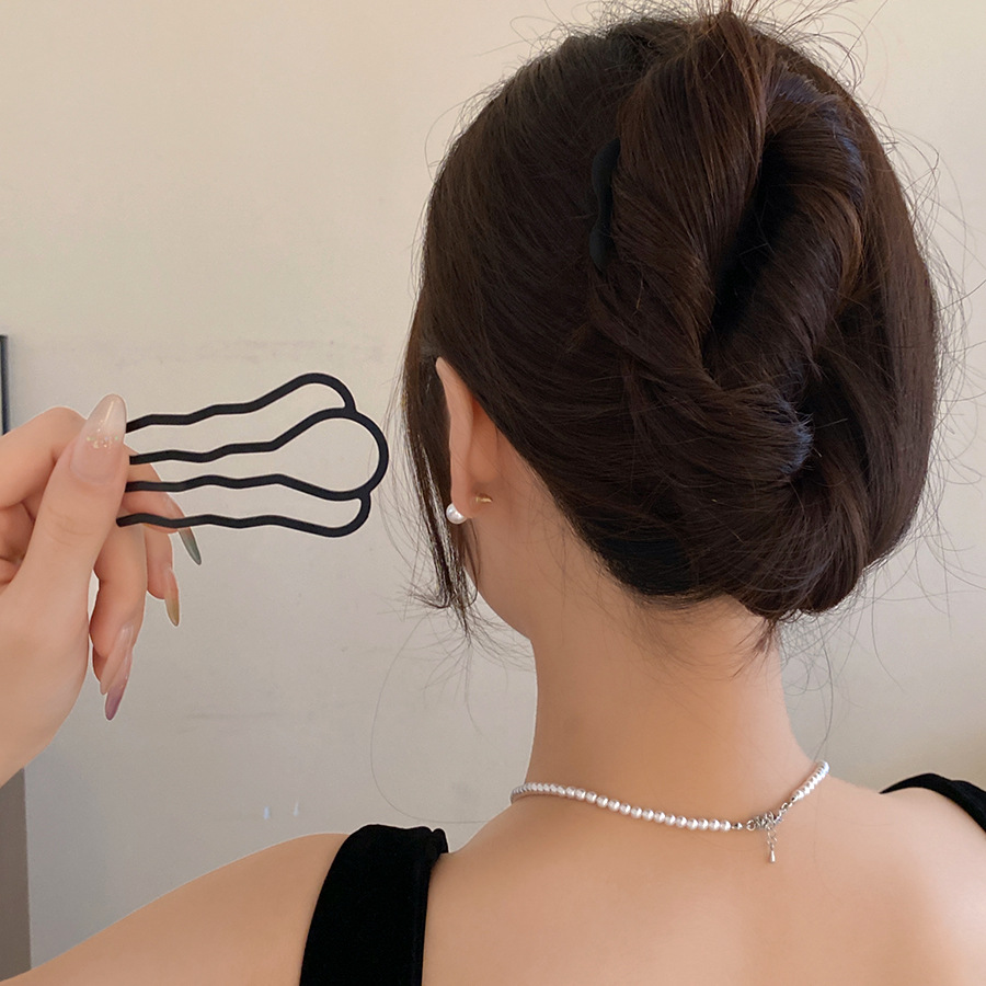 Hair Bundles - المعادن U-شكل الشعر شوكة أمشاط بسيطة