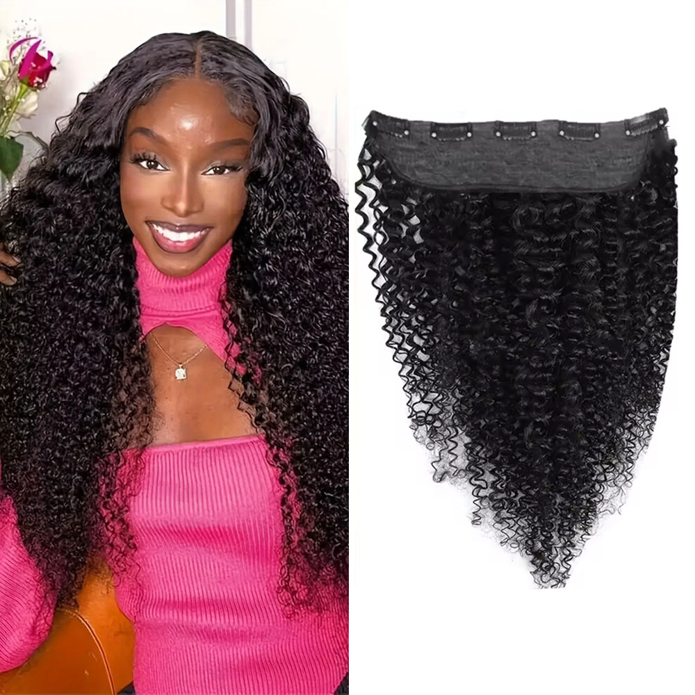 Seamless Clip In Hair Extensions Human Hair - 1 قطعة مقاطع في قطعة واحدة