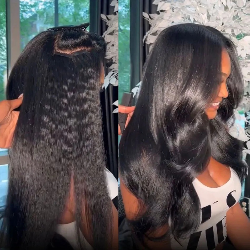 Invisible Tape In Extensions Real Hair - غريب مستقيم الشريط في وصلات الشعر