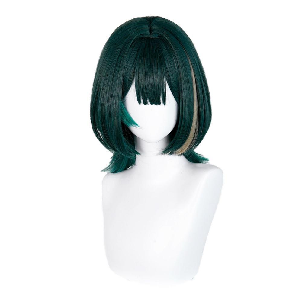 Synthetic Wigs - أنيمي Nefer شعر مستعار تأثيري الأخضر