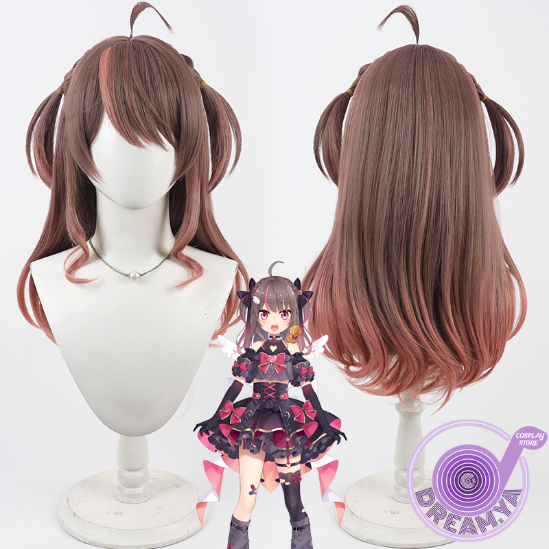 Synthetic Wigs - Natsuiro Matsuri شعر مستعار تأثيري Vtuber