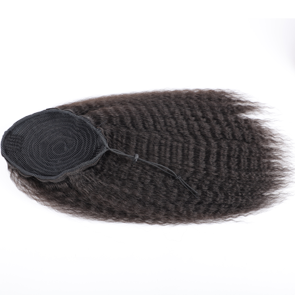 وهمية الاصطناعية الرباط ذيل حص - مراجعة Drawstring Afro Curly Puff Ponytail وسعره