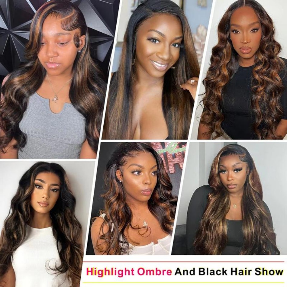 شعر مستعار بشري مموج P1B30 بتص - مراجعة Lace Front Wigs وسعره