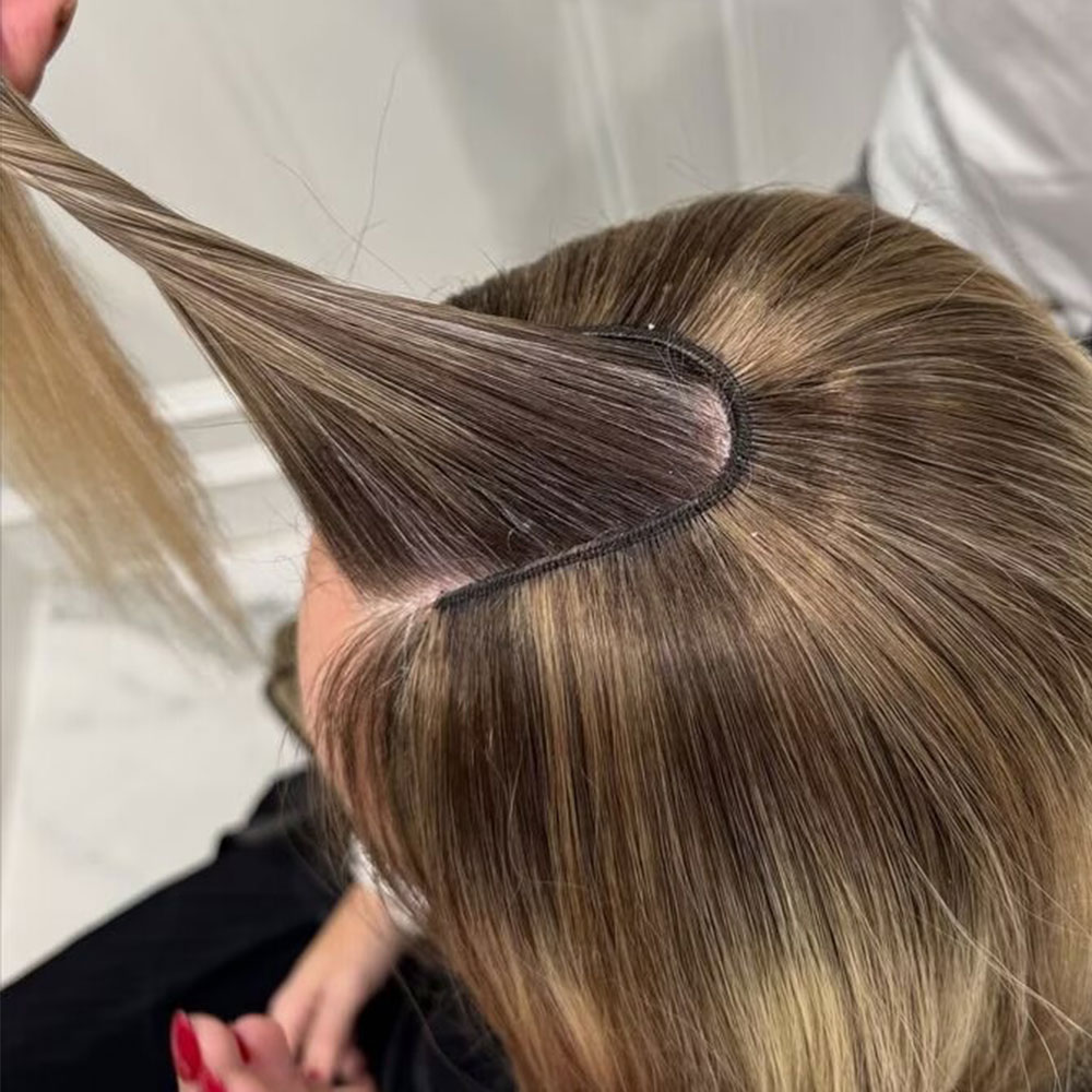 وصلات شعر بشري على شكل حرف V غ - مراجعة Seamless Clip In Hair Extensions Human Hair وسعره