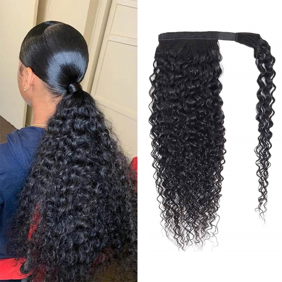 وصلة شعر ذيل حصان مجعد كثيف من - مراجعة Seamless Clip In Hair Extensions Human Hair وسعره