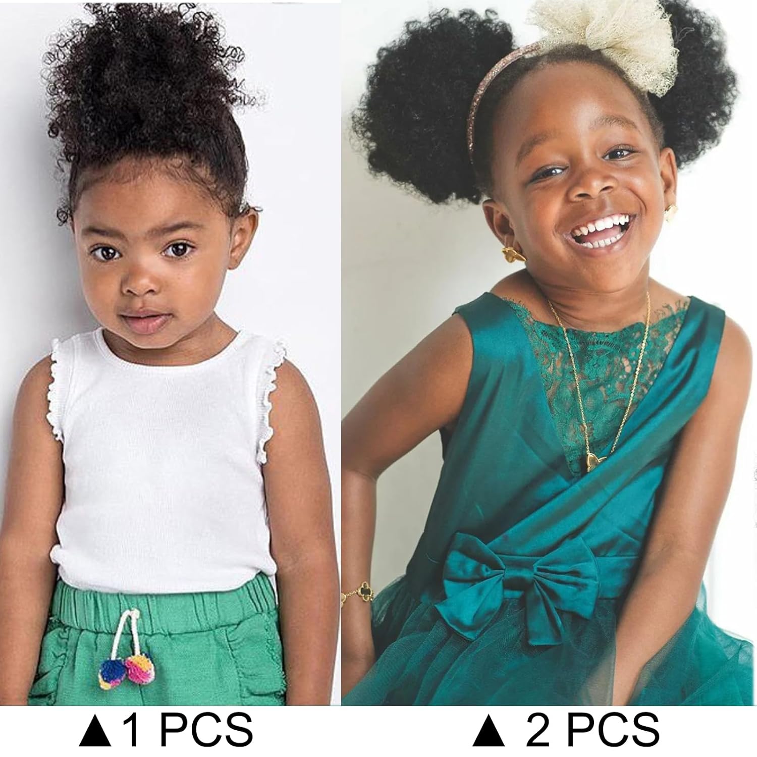 6 بوصة الأفرو نفخة الرباط ذيل  - مراجعة Drawstring Afro Curly Puff Ponytail وسعره