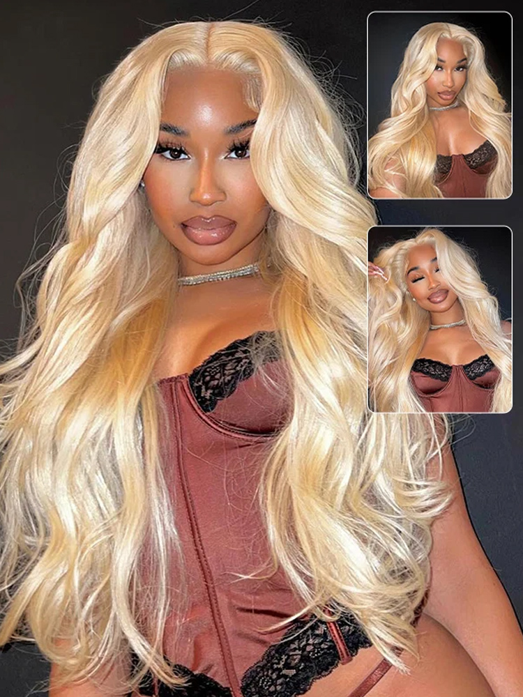 باروكة شعر طبيعي بلون أشقر عسل - مراجعة 613 Blonde Body Wave Lace Front Wig وسعره