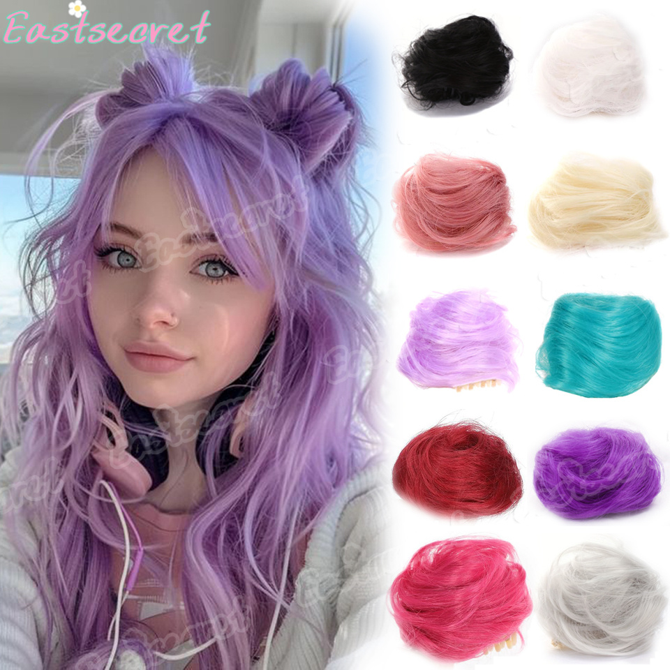 إكستنشن شعر نسائي من إيست، كعك - مراجعة Claw Clip Messy Bun Hair Piece وسعره