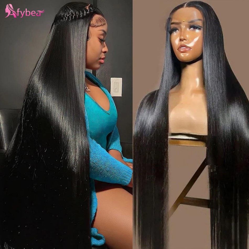 شعر مستعار بشري مستقيم بطول 40 - مراجعة Lace Front Wigs وسعره