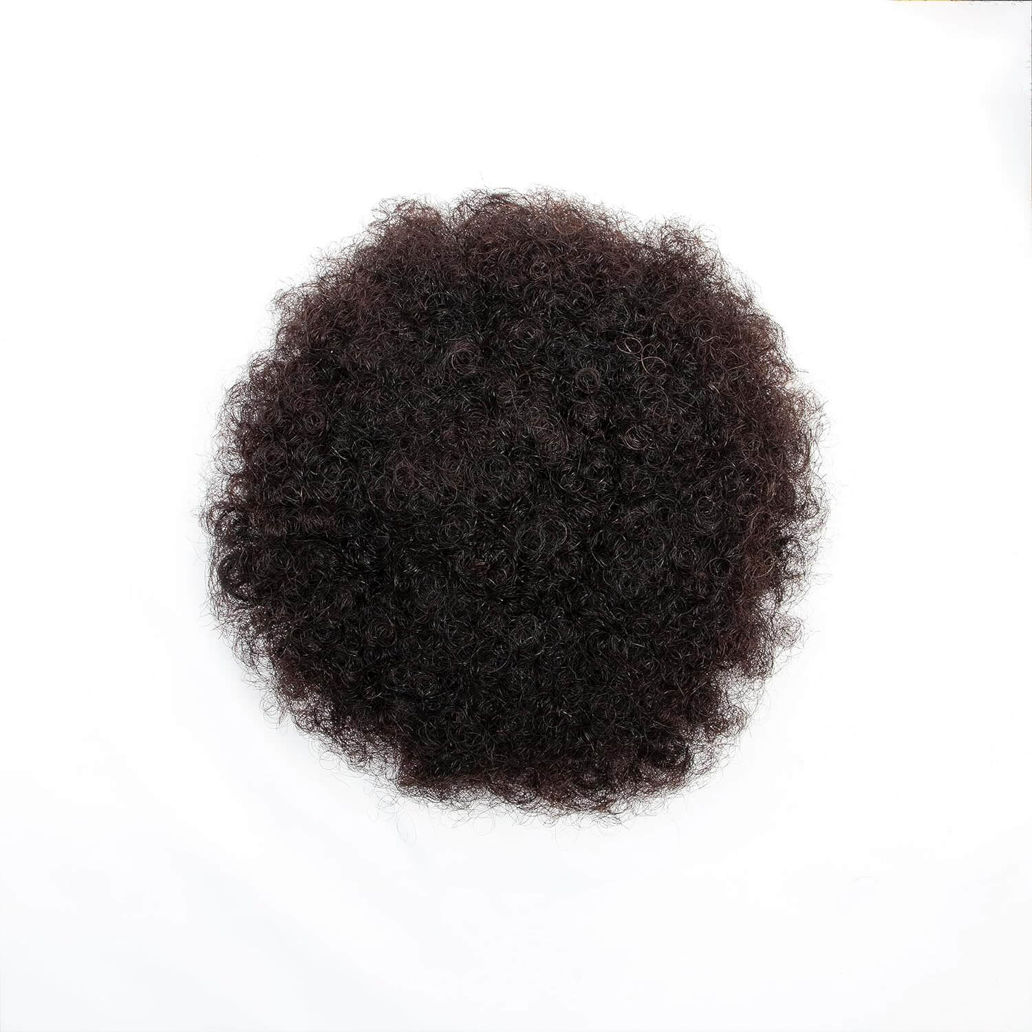 وصلات شعر صناعية مجعدة كثيفة ع - مراجعة Drawstring Afro Curly Puff Ponytail وسعره