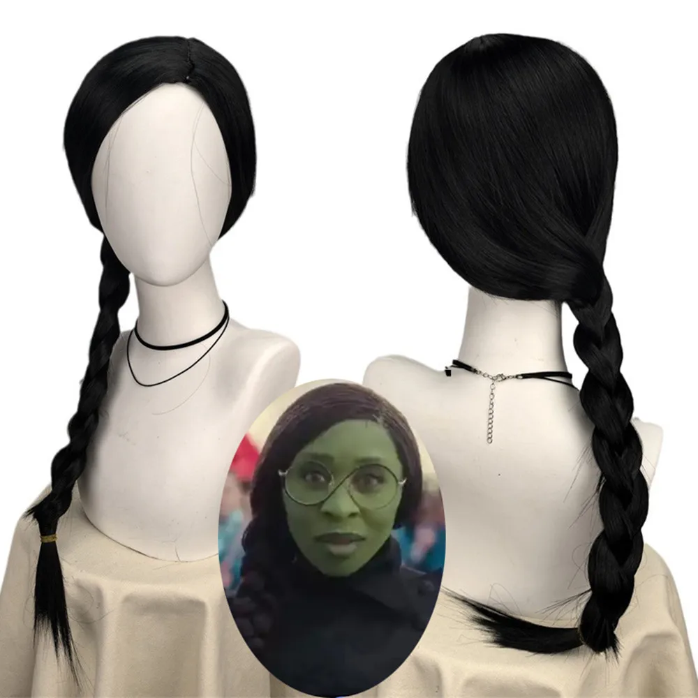 باروكات Elphaba الشريرة للنساء - مراجعة Synthetic Braided Wigs For Black Women وسعره