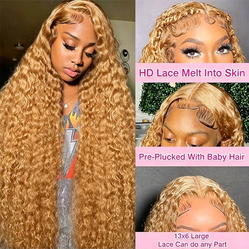 34 38 بوصة العسل شعر مستعار أش - مراجعة Lace Front Wigs وسعره