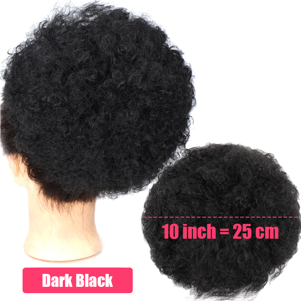 الاصطناعية 10 بوصة كبيرة الأفر - مراجعة Drawstring Afro Curly Puff Ponytail وسعره