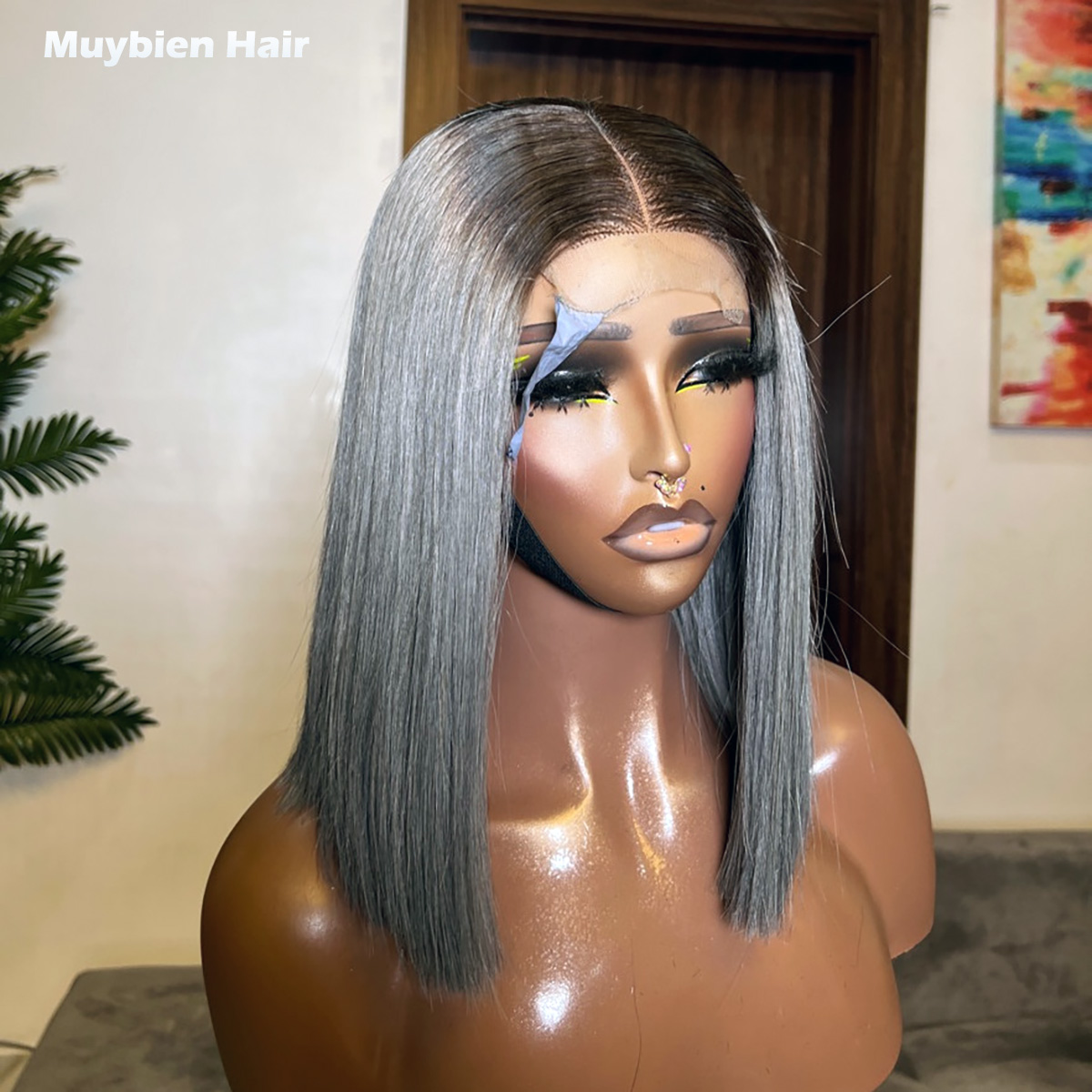 شعر بشري بوب مستقيم للغاية مزد - مراجعة Glueless Wear And Go Human Hair Wig وسعره