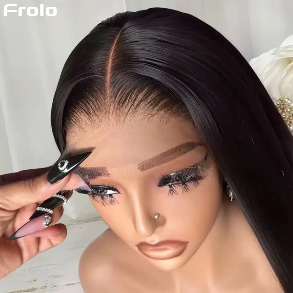 باروكة شعر بشري مستقيم بدون غر - مراجعة Human Hair Wigs وسعره