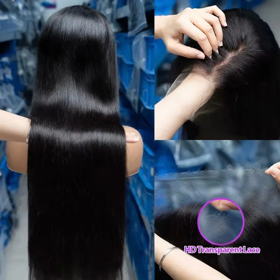 باروكة شعر بشري مستقيم بدون غر - مراجعة Human Hair Wigs وسعره